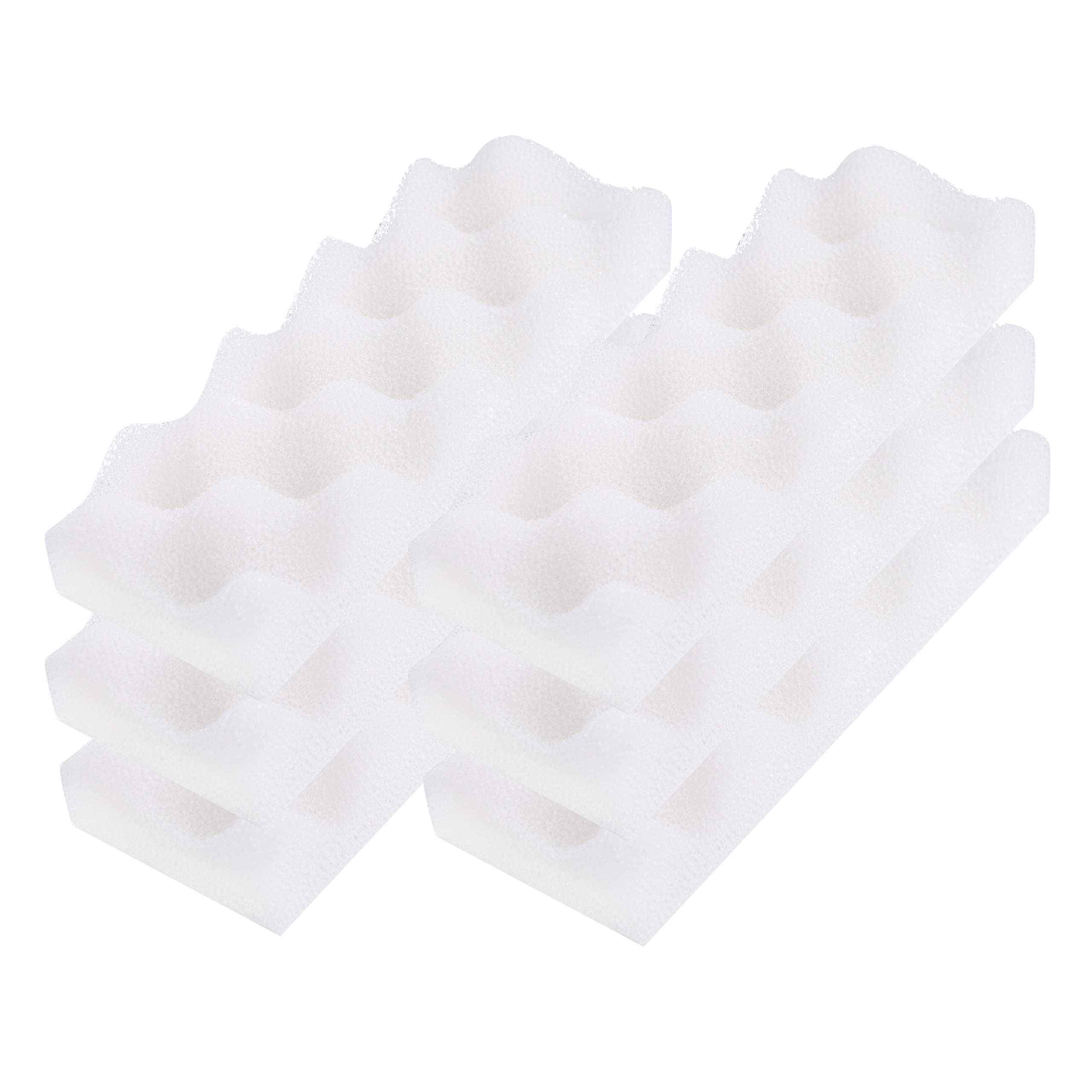 LTWHOME Compatible with Bio Foam Filter Pads Fit For Fluval Bio-Foam Max 07 Canister Filter 206/207 & 306/307 (Pack of 6)