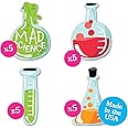 Big Dot of Happiness Scientist Lab - Beaker Test Tube Decorations DIY Baby Shower or Birthday Party Essentials - Set of 20