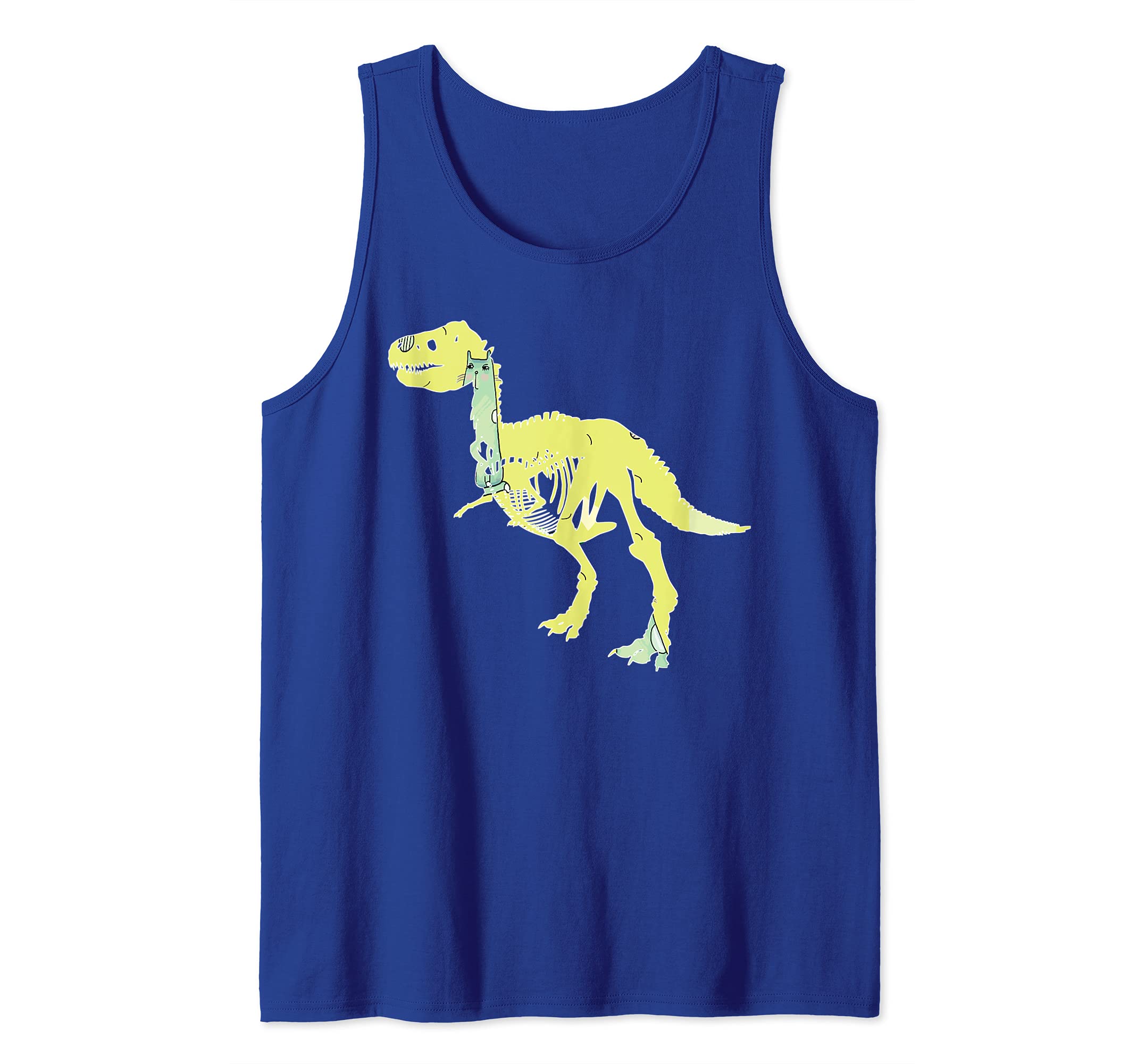Tyrannosaurus Rex Animal T-Rex Creepy Dinosaur Tank Top