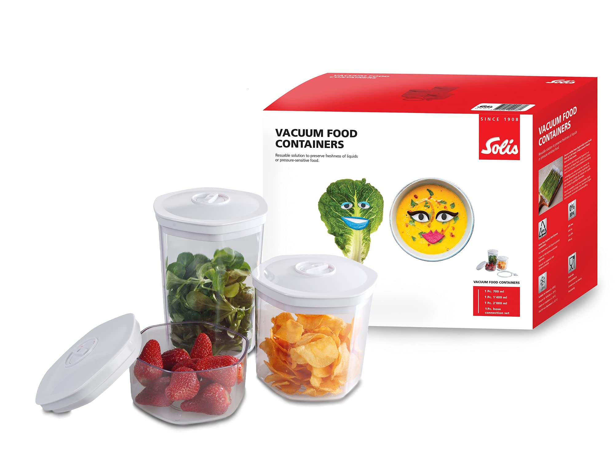 Solis VAKUUMIERBEHÄLTER 922,78 VAKUUMIERBEHÄLTER Vakuumgefäß Tin