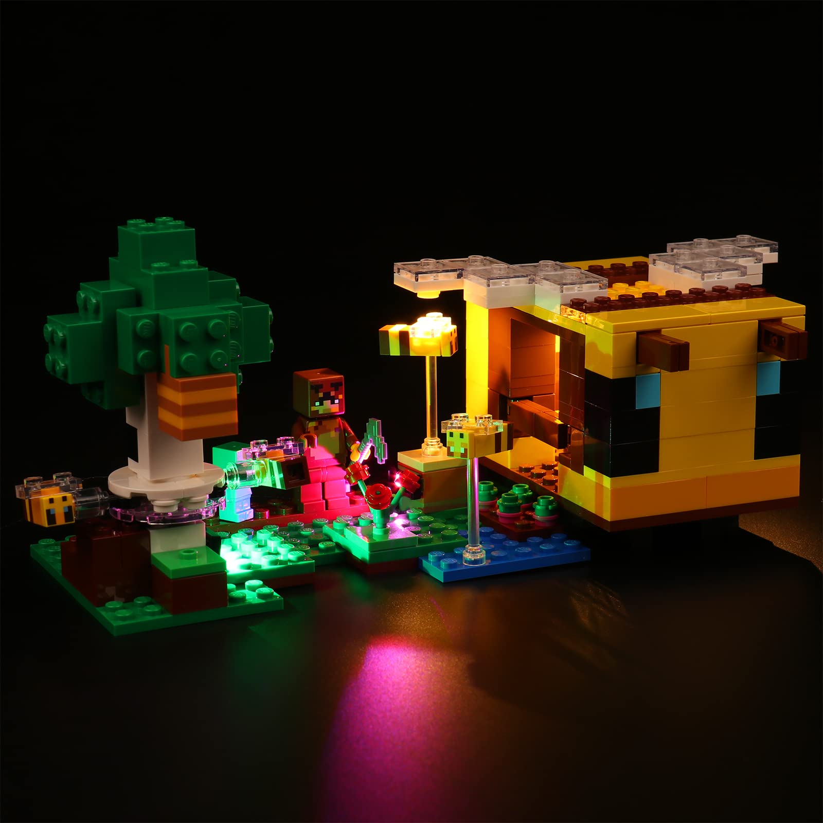 Led Light Kit for Lego Minecraft The Bee Cottage, Led Lighting Set for Lego 21241 Minecraft The Bee Cottage - Not Include Models, Just Light Set