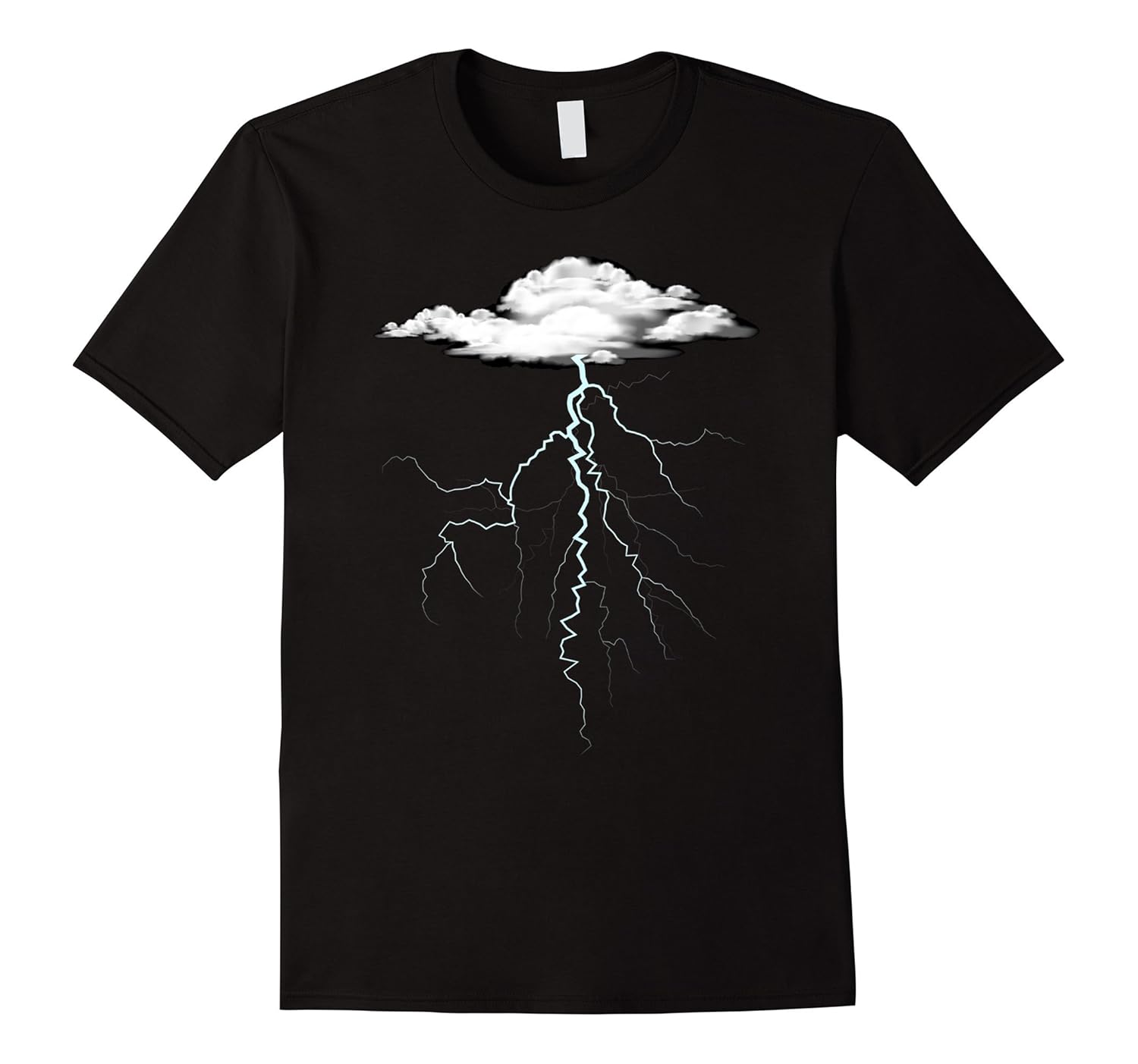 LIGHTNING T-shirt Thunder Lightning Bolt Storm Cloud Strikes-ANZ