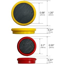 Refrigerator Magnets for Whiteboard, Fridge and