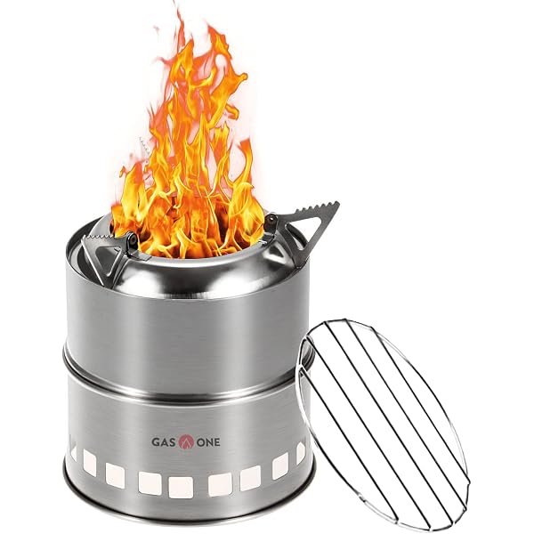 Amazon.com: SOLEADER Portable Wood Burning Camp Stoves - Stainless Steel  Compact Gasifier Stove - Twig Stove For Camping, Hiking, Picnic, BBQ,  Backpacking The 3rd Generation : Sports u0026 Outdoors