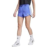 adidas Womens Pacer Training 3-Stripes Woven High-Rise Shorts
