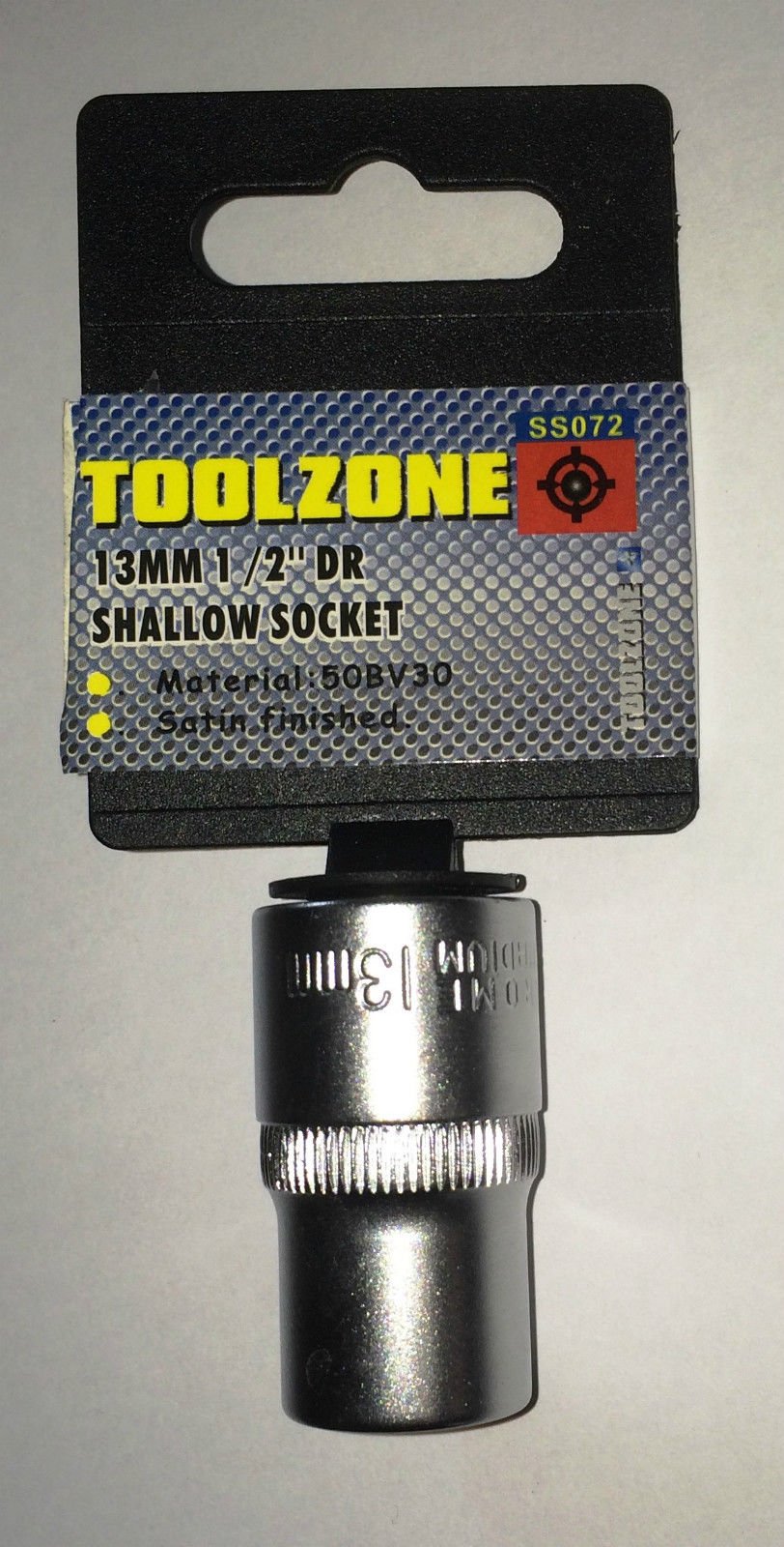 Toolzone 13mm 1/2'' DR SHALLOW SOCKET X2 SS072