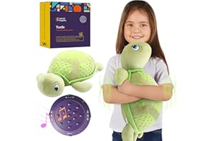 Special Supplies Vibrating Pillow Sensory Pressure Activated Calm for Kids and Adults, Plush Minky Soft Cover-Textured Therapy Stimulation Bumps 3 Vibration Modes, Music & Voice Recording (Turtle)