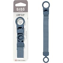 Attache-Sucette BIBS - Sangle Polyester Avec Boucle Métal Sans Nickel - Compatible Toutes Sucettes BIBS