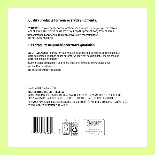 AMAZON BASICS EVERYDAY PAPER PLATES, 8.62 INCH, DISPOSABLE, 300 COUNT, PACKAGING MAY VARY