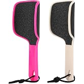 2 Pcs Curved Foot File Callus Remover for Feet, U Shaped Foot Scrubber Dual Sided Heel File Scraper Dead Skin Remover