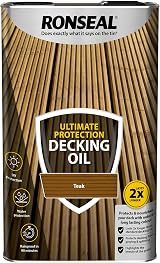 Ronseal Ultimate Protection Decking Oil Teak 5L