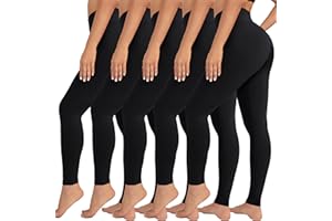 VALANDY High Waisted Leggings for Women Stretch Tummy Control Workout Running Yoga Pants Reg&Plus Size