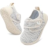 FEETCITY Baby Walking Shoes Barefoot Baby Shoes Infant Sneakers Newborn Crib Shoe Lightweight Flexible Slip On Shoe