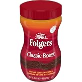 Folgers Classic Roast Instant Coffee, 8 Ounce (Pack of 1)