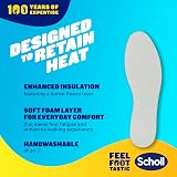 Scholl Warm Feet Insoles Thick Fleece Lined Anti-Slip UK 3-11 1 Pair view 3