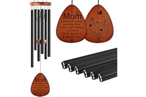 SBOQIXFM Gifts for Mom, Mom Gift Wind Chimes25inch, Mother Birthday Gift from Daughter Son, Love Reminder Gifts for Birthday Mothers Day Thanksgiving Christmas