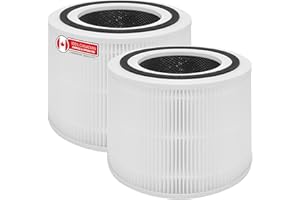 Core 300S Lot de 2 filtres de rechange pour purificateur d'air VortexAir LEVOIT 300S VortexAir 3 en 1 True HEPA (efficacité d
