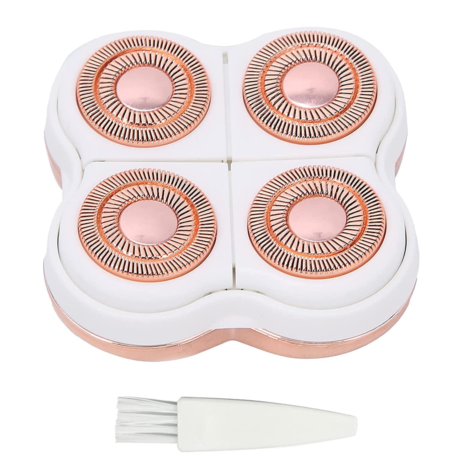 Photo 1 of Flawliss Legs Shaver, Legs Hair Remover Replacement Heads for Finshing Toush Flawliss Replacement Heads with 1 Cleaning Brush