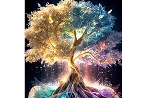 Cross Stitch Kit for Beginners, Embroidery Set with Printed Fabric, Thread, Needle, Tools, and Instructions – Ideal for Home 