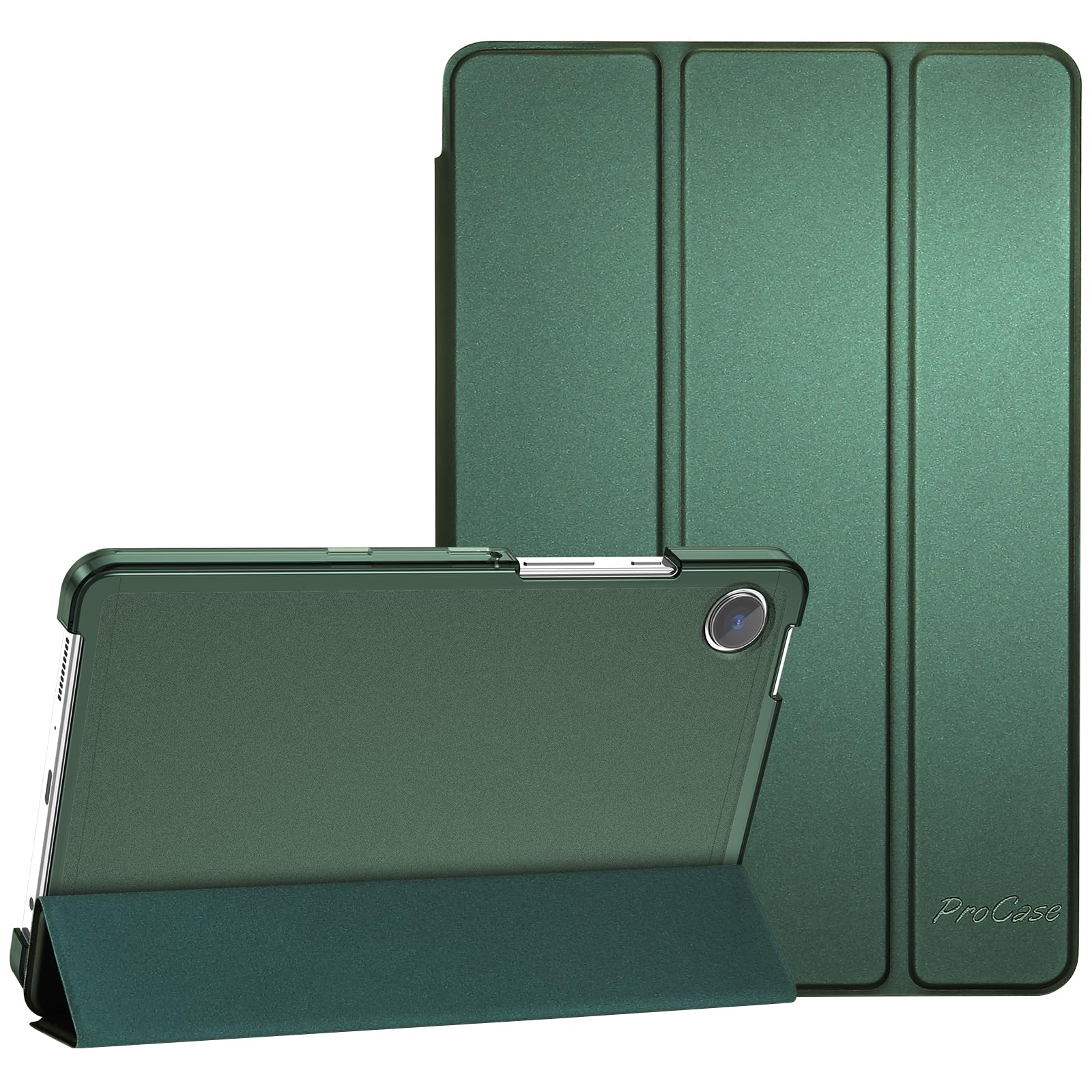 ProCase Slim Case for Galaxy Tab A11 (2025) / A9 (2023) 8.7 Inch, Lightweight Stand Protective Hard Back Shell Cover Case for Galaxy Tablet A11 / A11(LTE) /A9 8.7" -Mgreen