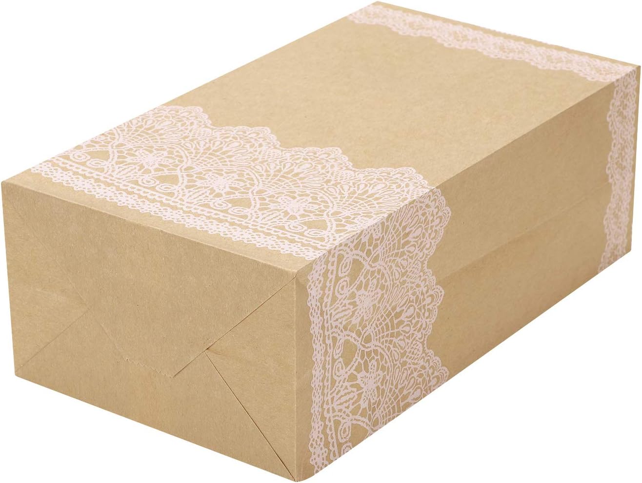 LONTG 20x Small Paper Bag Party Gift Bag Candy Sweet Bag Cookies Bag Treat Bag Goodies Bag Paper Food Bag Bread Fast Food Take Out Takeaway Bag For Bakery Cafe Snacks Popcorn Recycled - Image 5