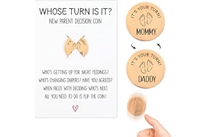 DDLP New Mom Gifts Baby Shower New Parents Decision Coin Pregnancy Gifts for Expecting Mom New Parents Gifts for Couples Funny First Time Mom Gifts Mom to be Gift