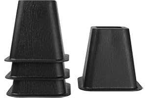 Kyrieval 6 inch Bed Risers Heavy Duty Couch Risers Non-Slip Raisers Blocks Furniture Leg Extenders 4 Pack