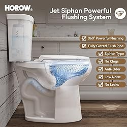 HOROW 21 Inch Tall Toilets, Extra High Toilets with