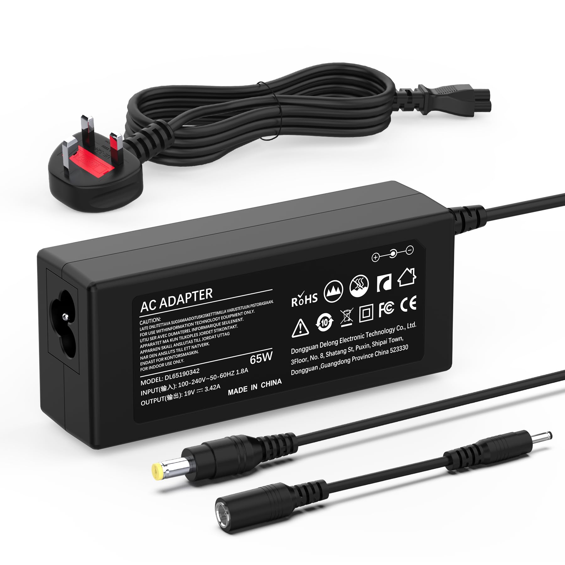 BIUBOTY 65W Laptop Charger Compatible with Acer Chromebook 11 13 14 15 R11 CB3 CB5 C720p CB3-131-C3SZ CB5-571 Swift 1 3 5 SF314-51 SF315-41 Aspire One Cloudbook 11 14 Notebook N19C2 N19H1 N17Q4