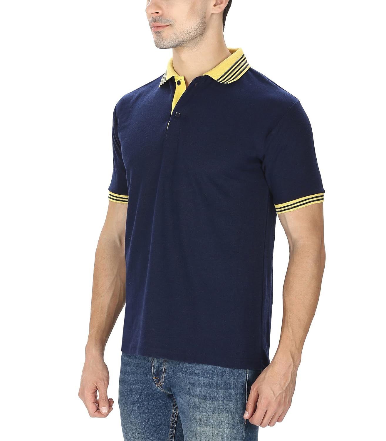 baremoda men's polo t shirt maroon navy combo pack of 2