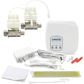 FloodStop Sink Leak Detector Kit, 3/8" Compression | Automatic Water Shut-Off and Visual/Audible Alarms, Hot &amp; Cold Valves