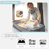 MIXC 2 Packs Underbed Storage Box 100L with Lid Large Clothes Bedding view 4