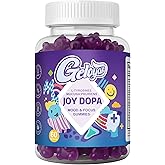 Geloyar Joy Dopa Focus & Energy Gummies – Natural Dopamine Support with Mucuna Pruriens, L-Tyrosine, L-Theanine & GABA | Steady Focus, Daily Drive & Balanced Energy | Vegan, Non-GMO, Blueberry Flavor