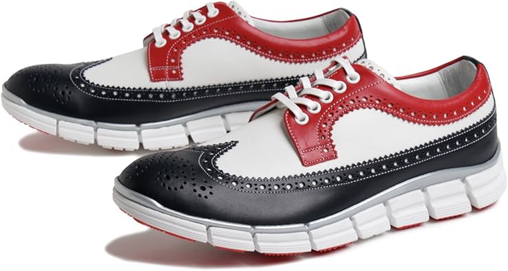 Amazon ヒロシツボウチ トリコロール ホワイト ネイビー ウィングチップ スニーカー 8 5 27 0cm Trc トリコロール Hiroshi Tsubouchi ヒロシツボウチ シューズ バッグ