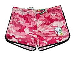 Mens Running Booty Shorts, Zippered Pockets, Rave