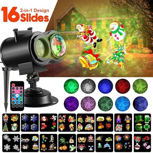GuDoQi Luces Proyector Navidad Luz Océano de Sueño, 10 ...