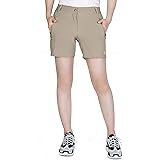 Outdoor Ventures Women's Hiking Shorts Lightweight Breathable Stretch Quick Dry Cargo Shorts for Hiking, Camping, Travel
