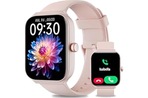 QUICAN Smart Watch for Women Android & iOS Phones, Alexa Built-in, IP68 Waterproof Fitness Tracker with Bluetooth Call (Answer/Make), Heart Rate/Sleep/SpO2 Monitor, 103+ Sports Trackers
