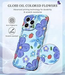Avocase for iPhone 13 Pro Max Case, Colorful Oil