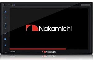 NAKAMICHI(R) 6.8-Inch WVGA Double-DIN in-Dash DVD Receiver with Apple CarPlay(TM), Android(TM) Auto, and Bluetooth(R)