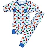 Zenulove Viscose Baby Pajamas 2-Piece Pajamas for Kids Ultra Soft Comfy Moisture-Wicking, Gentle on Sensitive Skin