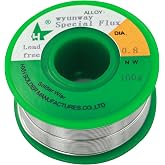 Special Flux in Solder Wire, for Soldering Stainless Steel, Brass and Copper Plumbing, Iron Sheets, Solder Wire (100g)
