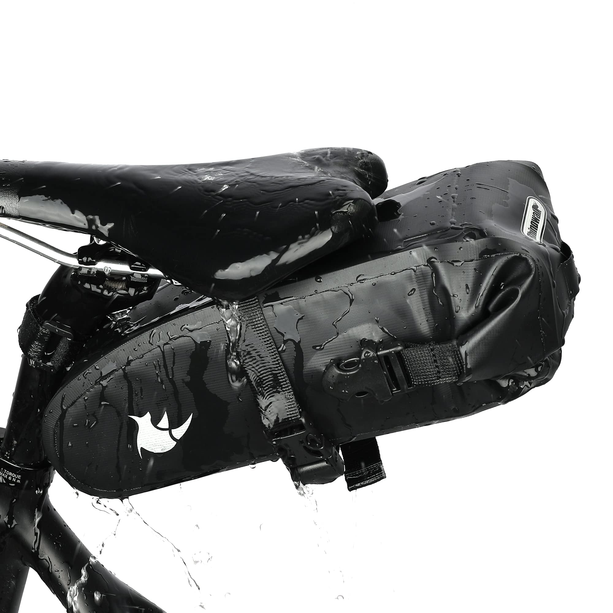 Rhinowalk Bike Saddle Bag - 1.5/5/10/13L Waterproof Cycling Seat Bag - Mountain & Road Portable Storage