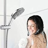 Joyoldelf Chrome Shower Head Holder 16-19 mm Adjustable Bracket view 6