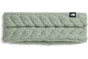The North Face Kids' Oh Mega Headband | Winter Ear Warmer with Soft Cable Knit Texture & Fleece Lining, Slate Moss, One Size