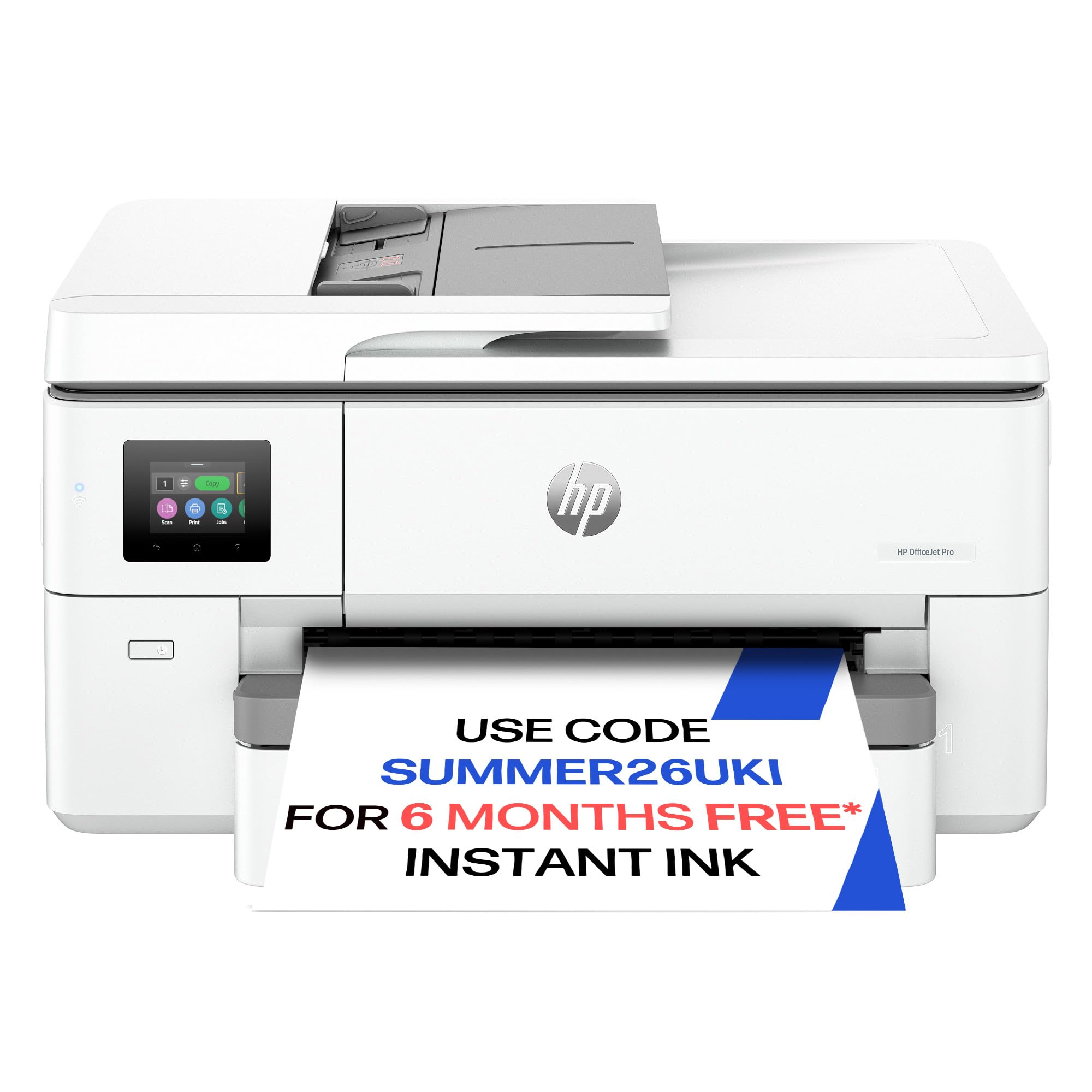 HP OfficeJet Pro 9720e Wide Format All-in-One Printer | Colour | Printer for Small Office | Wireless | Print, Scan, ADF | 3 Months of free Instant Ink | Up To 3 Years Warranty