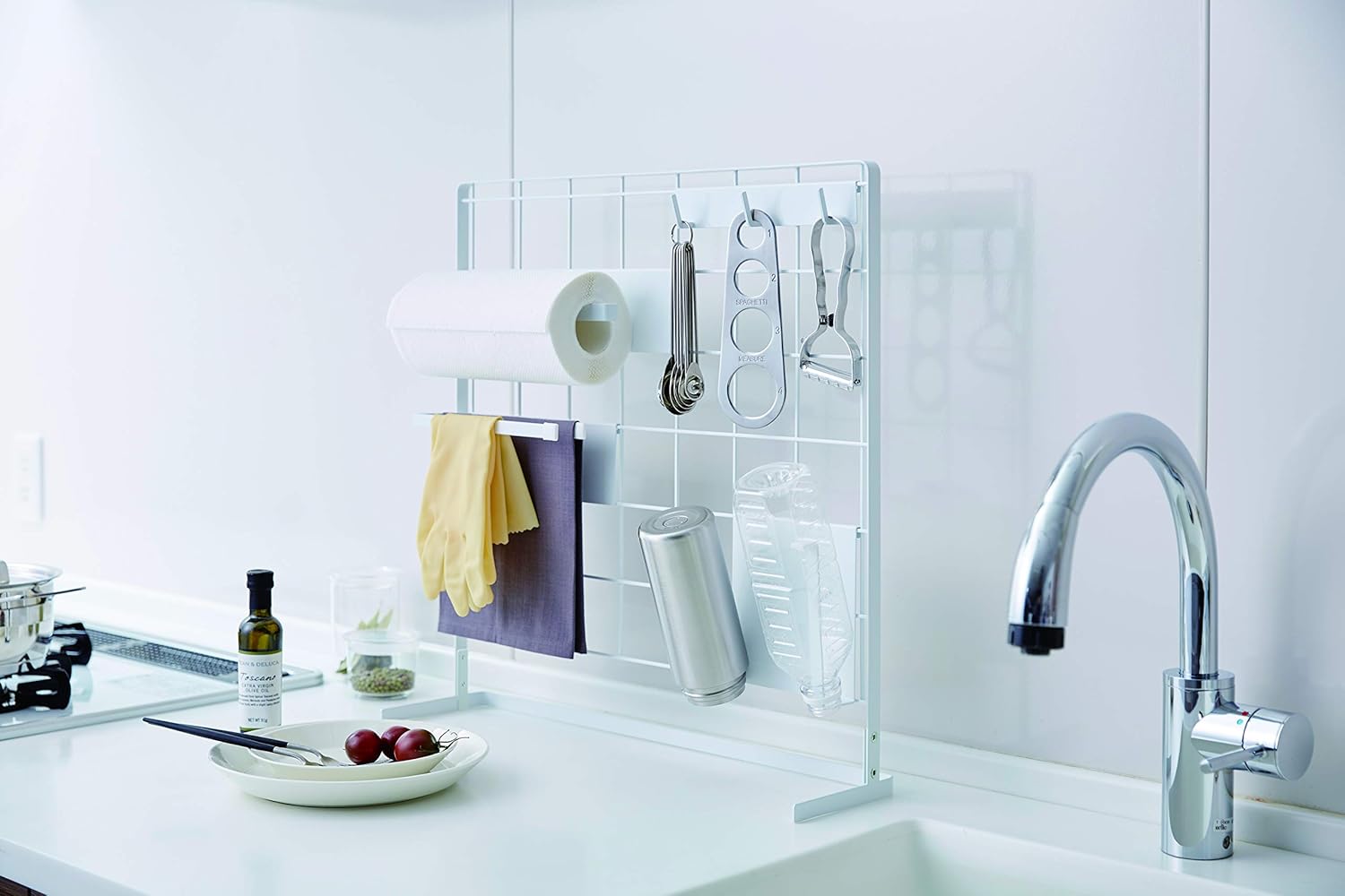 山崎実業 自立式メッシュパネル タワー 4177