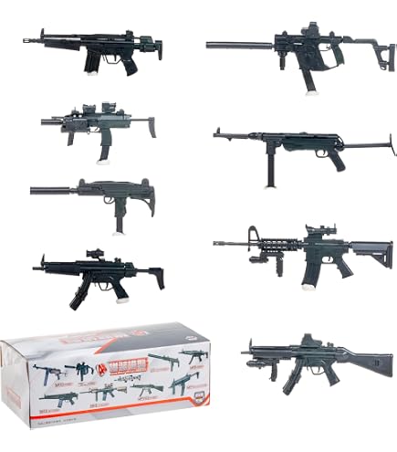 Amazon.com: INGWETECH 18 Pcs Assembly Rifle Toy Model Action