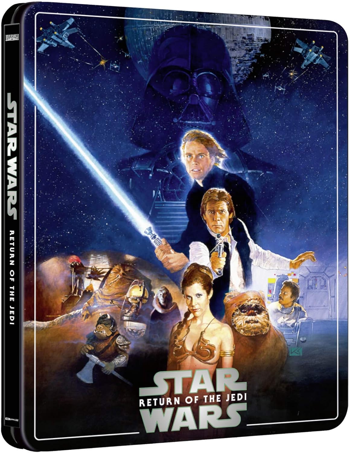 STAR WARS RETURN OF THE JEDI 4K UHD STEELBOOK / INCLUDES BLU RAY and