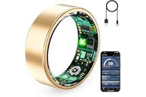 VAMOTRA Smart Ring for Women &amp; Men, Fitness Tracker Ring with Heart Rate Monitor, HRV, Sleep Tracking, No Subscription Fee, 10ATM Waterproof Activity Ring for Android &amp; iOS (Gold, #9)4.6 out of 5 stars 551 offer from $39.99